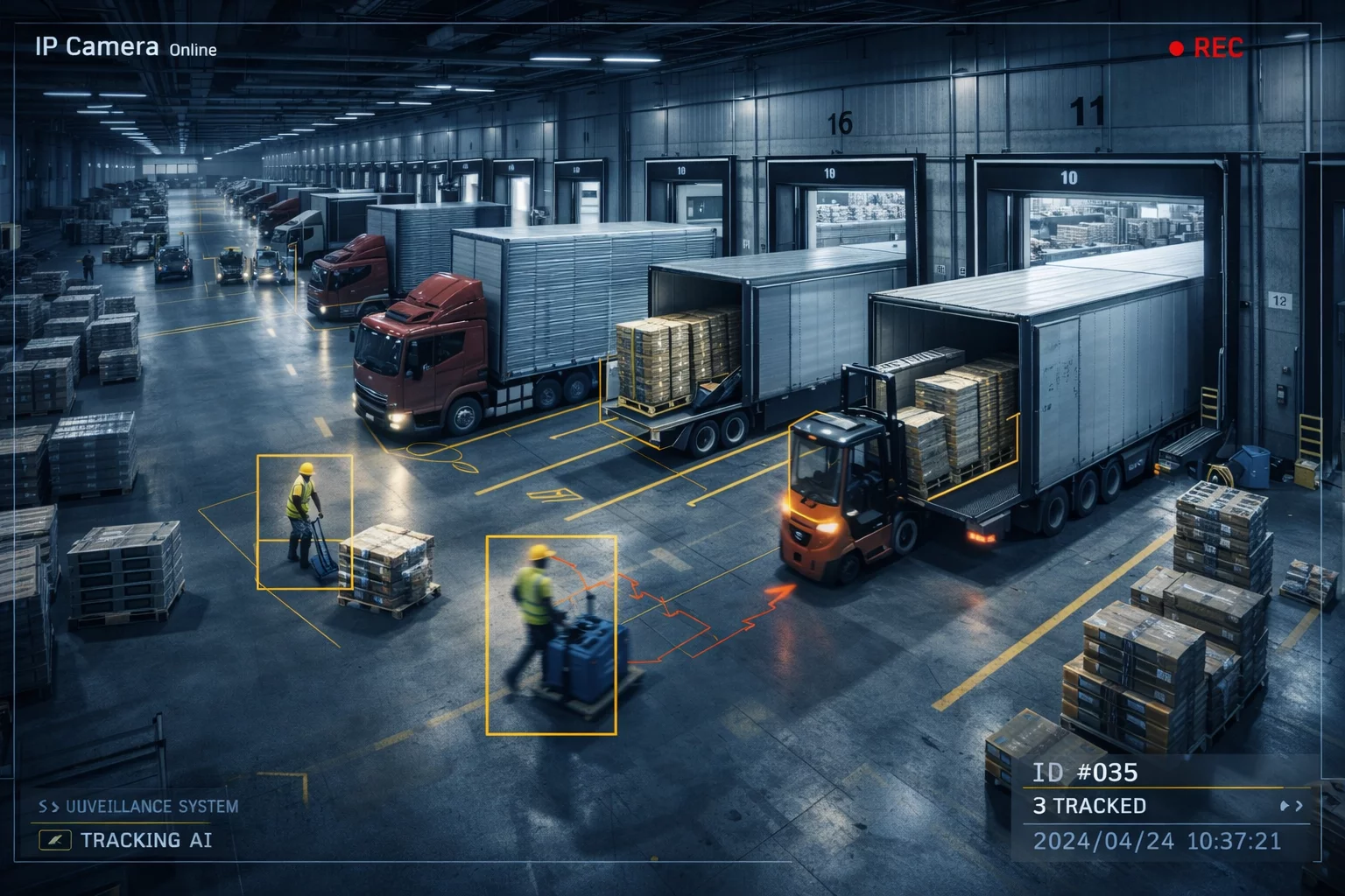 Caso de uso de videovigilancia en logística